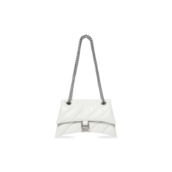 WOMEN'S CRUSH SMALL CHAIN BAG QUILTED IN OPTIC WHITE
