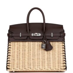 Hermès Picnic Sellier Birkin 25 Rouge Sellier Swift Palladium Hardware