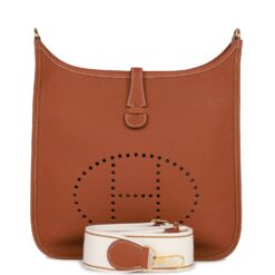 Hermès Evelyne III PM Gold Clemence Gold Hardware
