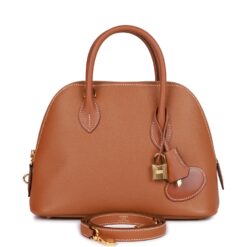 Hermès 1923 Bolide 25 en Desordre Gold Epsom Gold Hardware